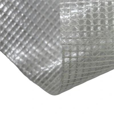 Skaidrus PVC vandeniui atsparus brezentas
