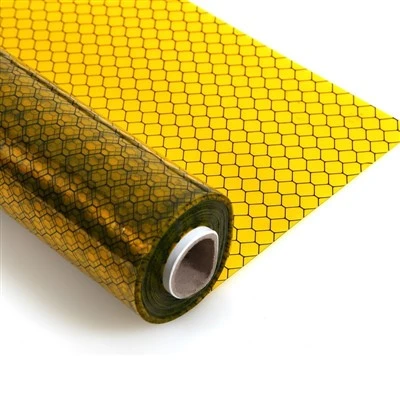 Geltona PVC tinklelio uždanga